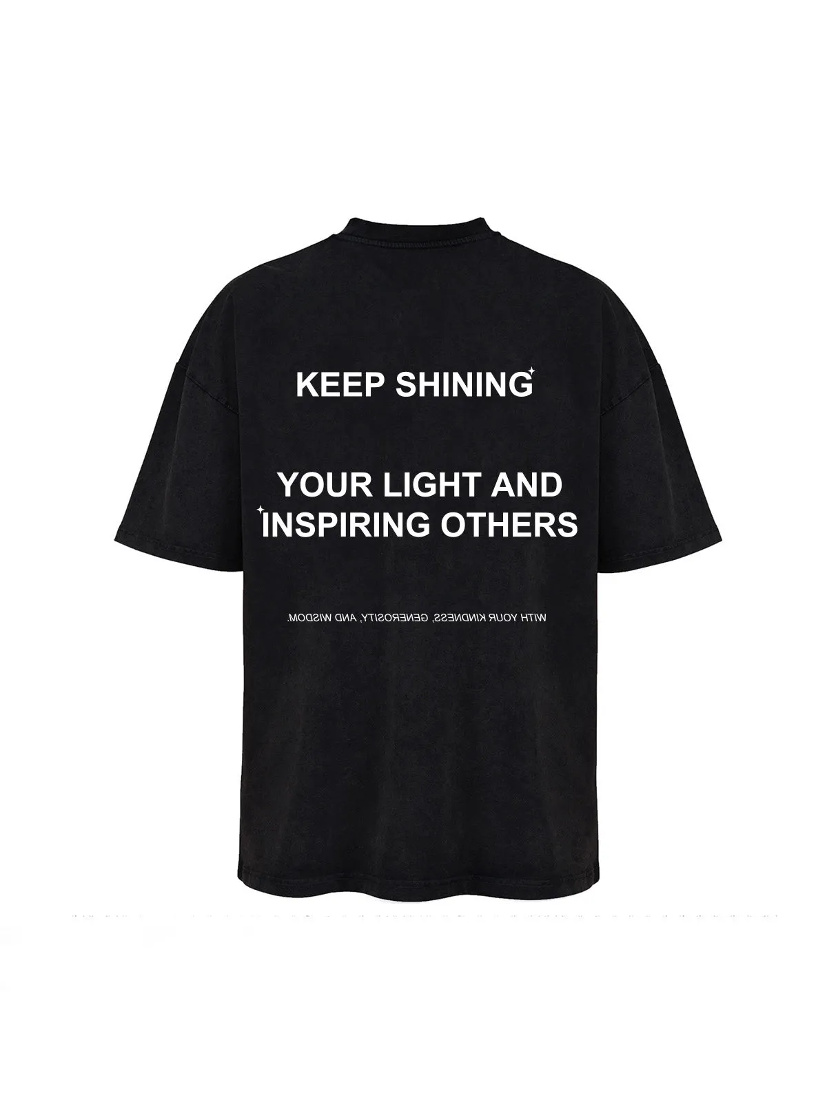 UNREAL Keep Shining Tee Jet Black