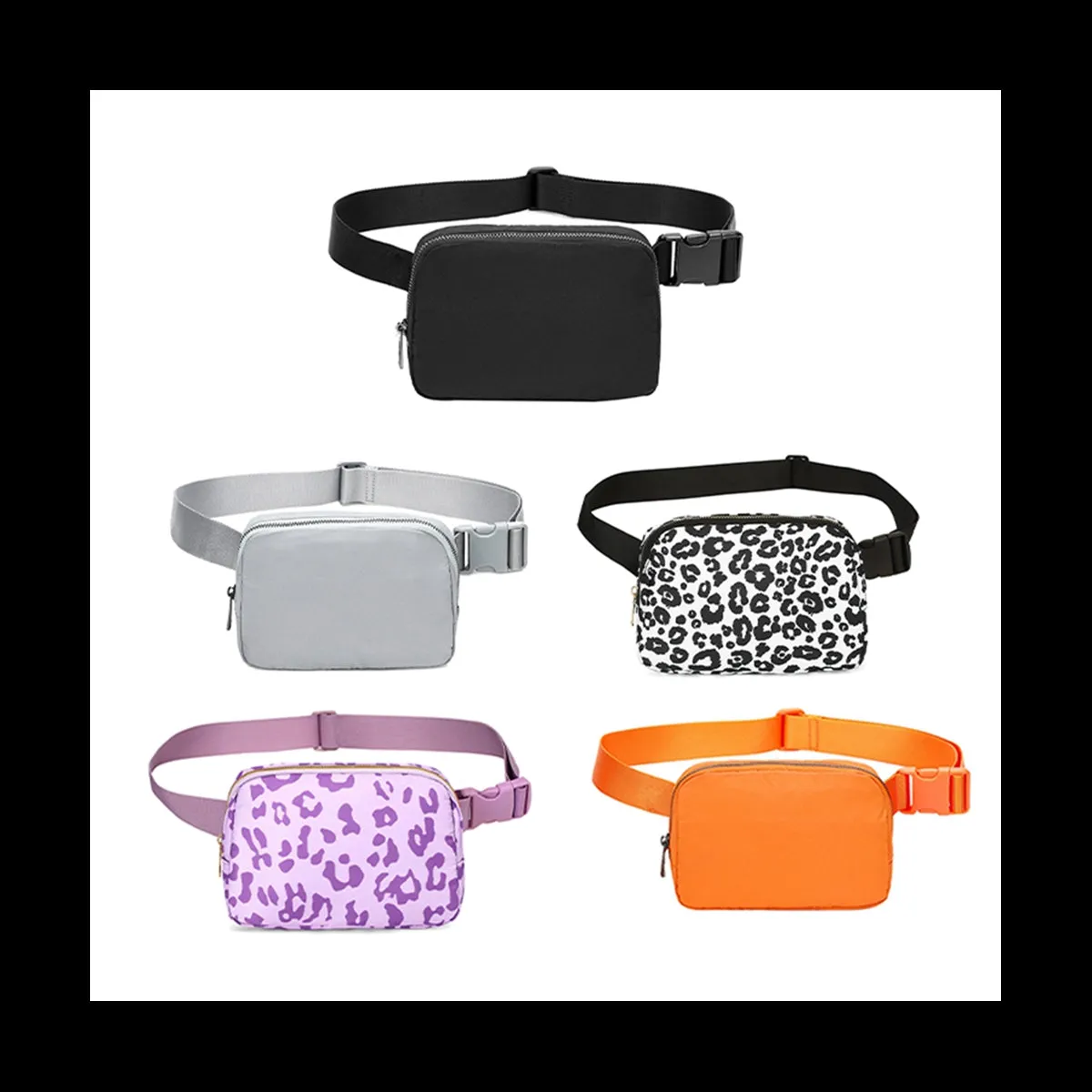 Waist Pack Belt Bag with Adjustable Strap for Hiking & Running Essentials