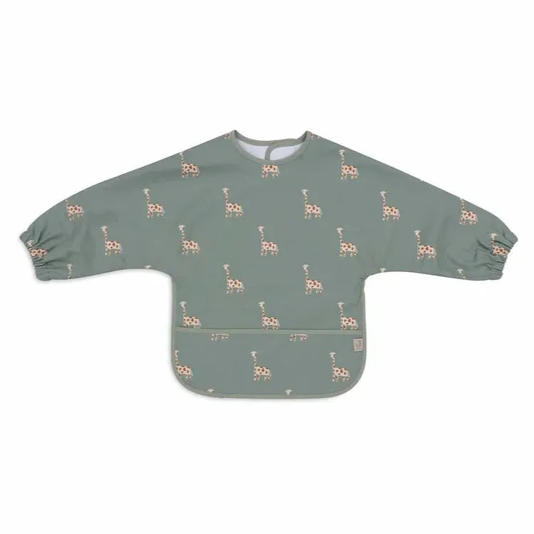 Waterproof Bib with Sleeves - Jungle Jambo Print