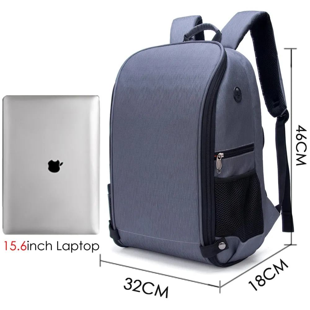 Waterproof Camera Nylon Case -15.6" Bag