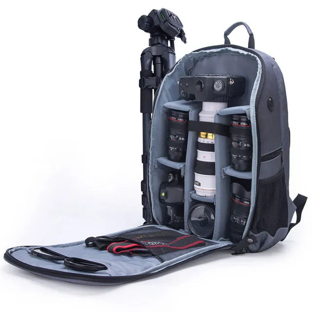 Waterproof Camera Nylon Case -15.6" Bag