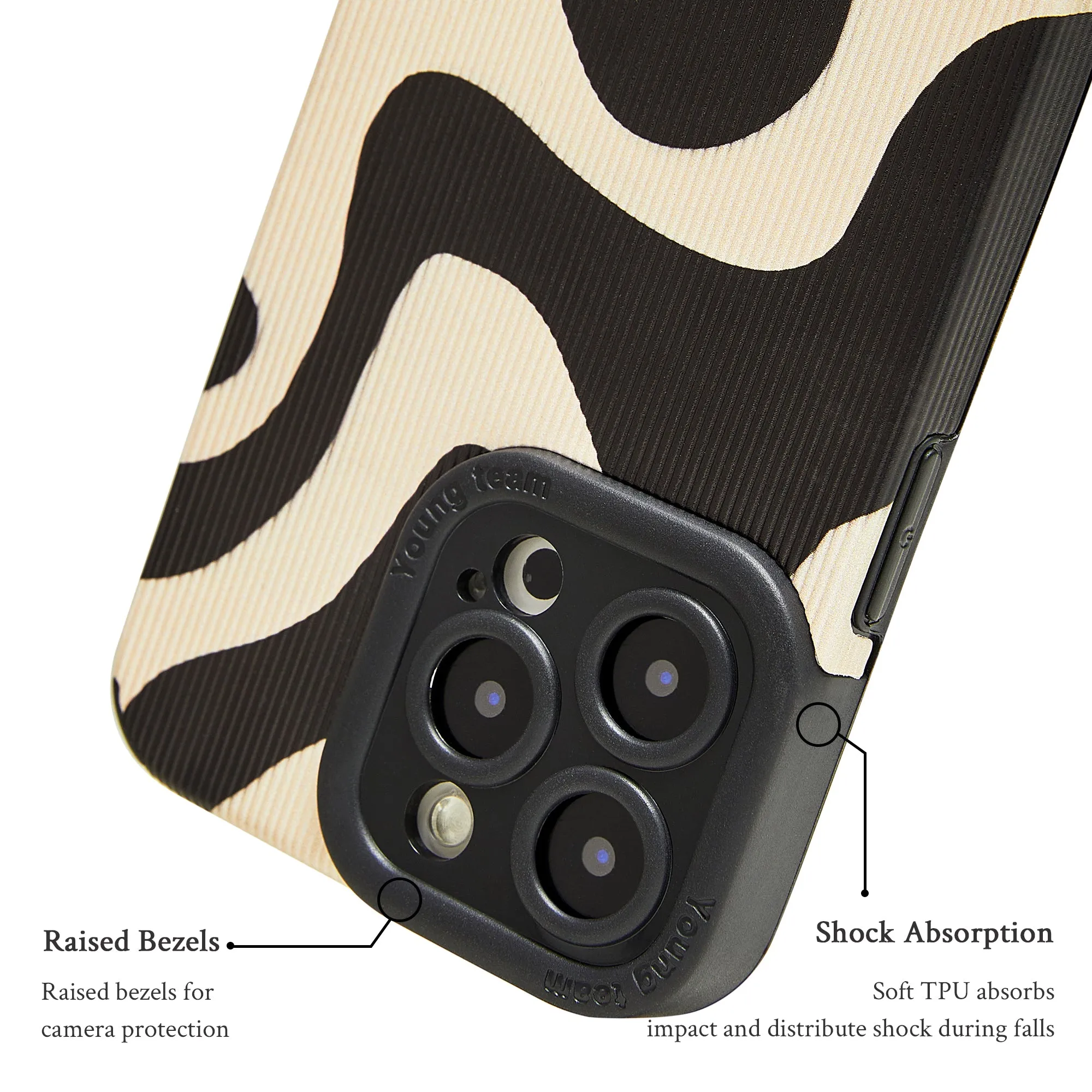 Wavy Stripe Phone Case