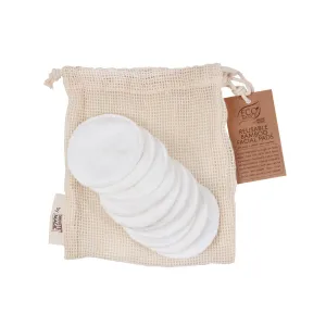 White Magic Reusable Bamboo Facial Pads 10pk