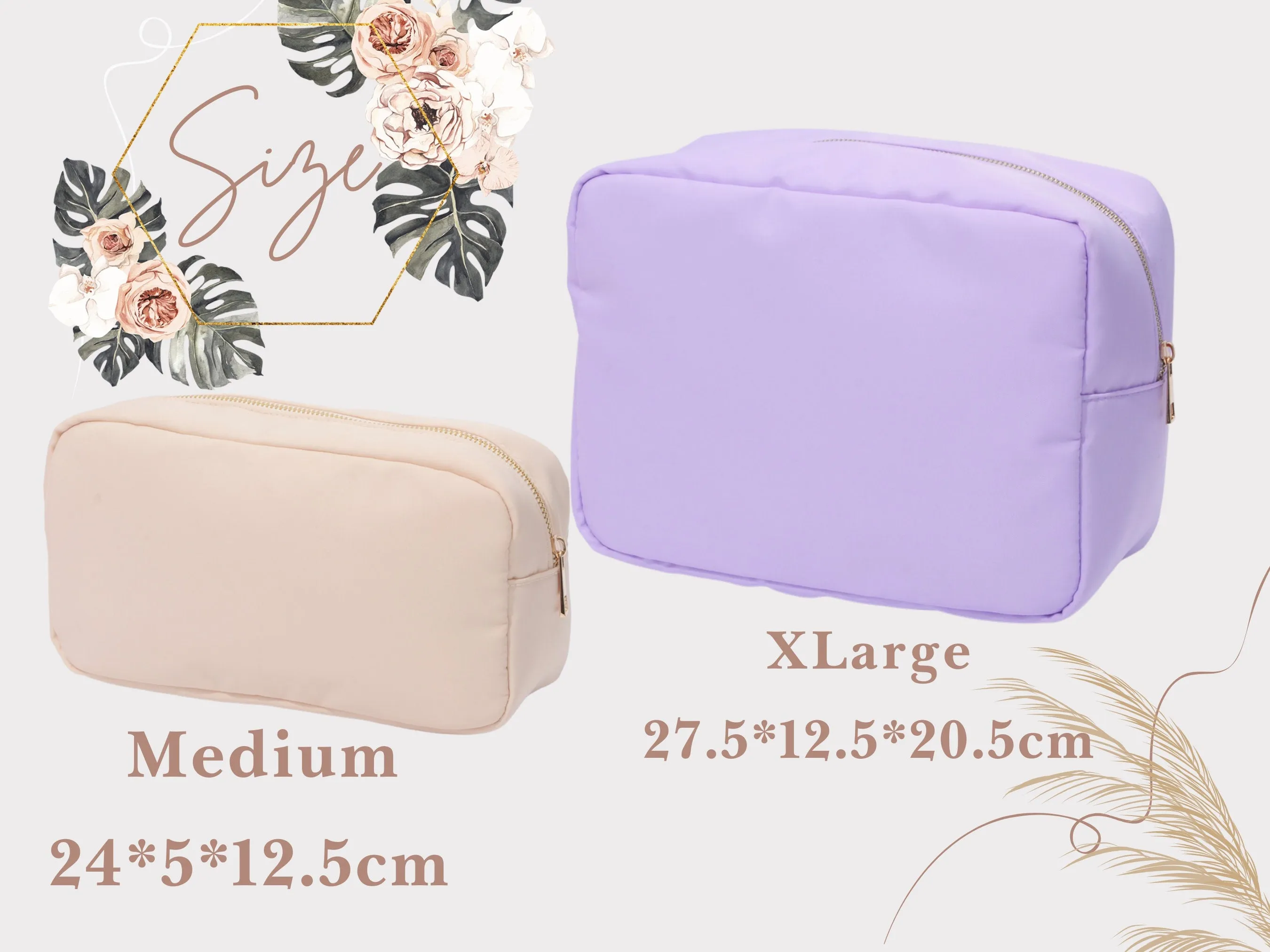 X-Large Customized Cosmetic Toiletry Bag, Travel Bag, Personalized Bag, Bridesmaid Gift, Birthday Gift, Gifts For Her