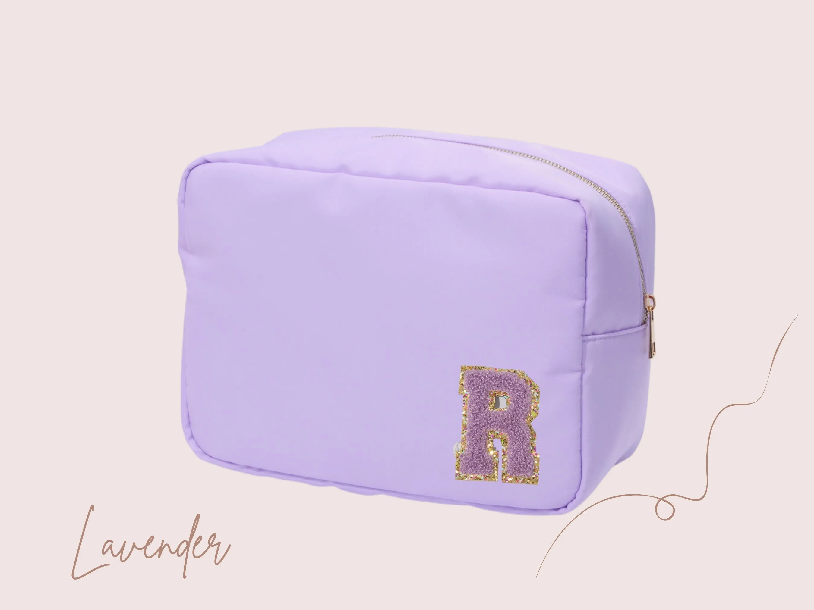X-Large Customized Cosmetic Toiletry Bag, Travel Bag, Personalized Bag, Bridesmaid Gift, Birthday Gift, Gifts For Her
