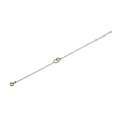 ZB254 Bracelet in 14k Gold with Diamonds
